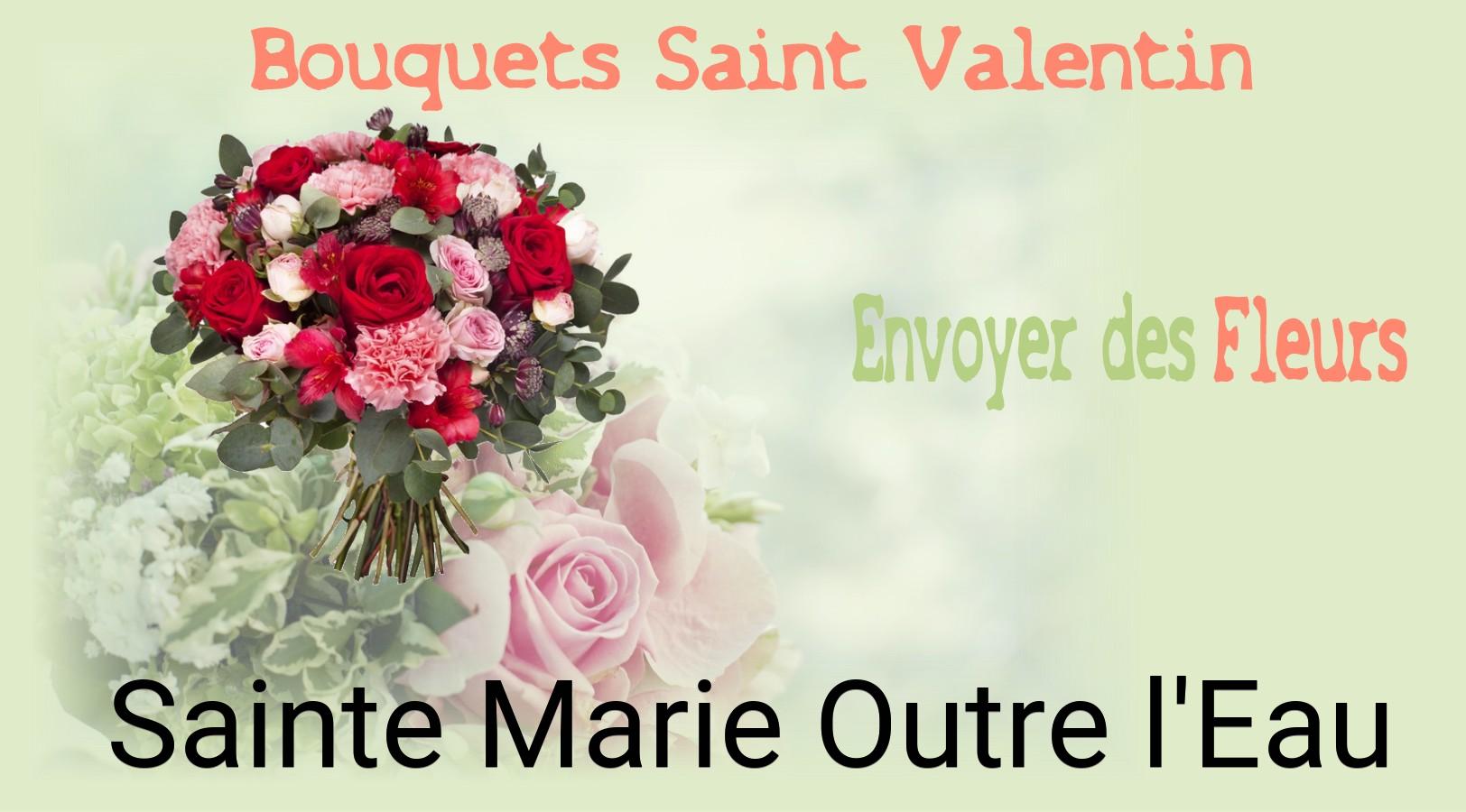 Roses de Saint-Valentin livrées à Sainte-Marie-Outre-l'Eau